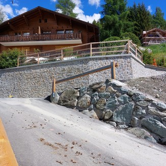 Travertino Gris Bagnes (sur mesure)